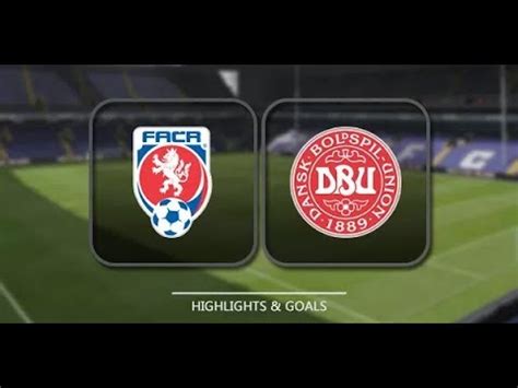 Czech Republic U Vs Denmark U Goals Highlights