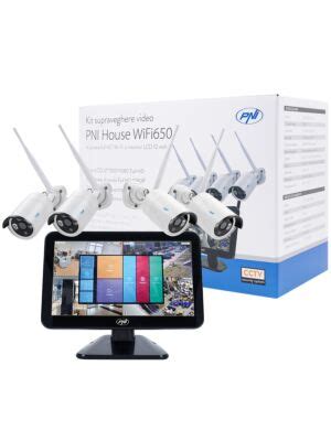 Kit Supraveghere Video Pni House Wifi Nvr Canale Si Camere