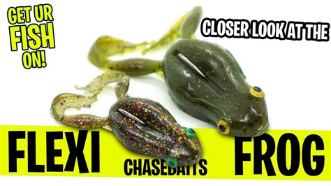 BEST SOFT PLASTIC FROG Chasebaits Topwater Flexi Frog Bass Fishing