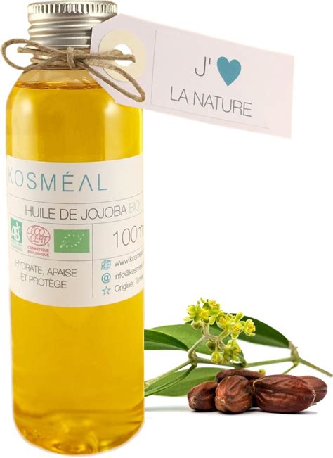 Huile de JOJOBA BIO certifiée Agriculture Biologique AB et ECOCERT