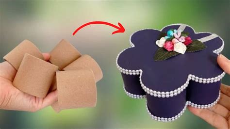 DIY Flower Storage Made From Cardboard Roll