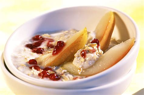 Porridge Mit Birnen Und Cranberries Rezept Gesund Co At