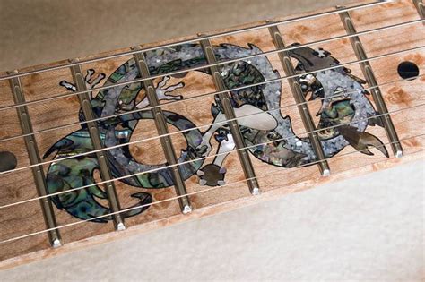 Dragon Inlay Guitar Inlay Instruments Art Inlay