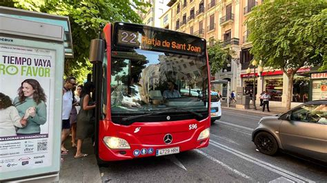 Los Usuarios Del Autob S Urbano En Alicante Se Incrementan Cerca De Un