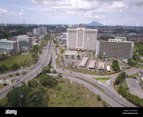 Kuching Sarawak Malaysia October 20 2019 The Buildings And