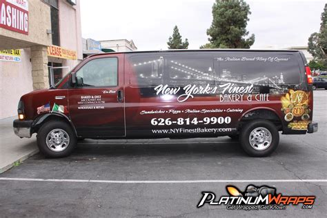 Bakery Van Wrap Platinum Wraps