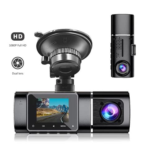 Inch Lcd Screen Built In Gps Hd Dual Lens Car Camera Black Box