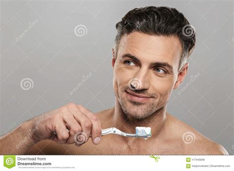 Guys Brushing Their Teeth Naked