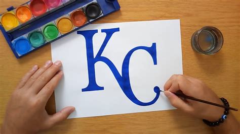 How To Draw A Kansas City Royals Logo Mlb Youtube