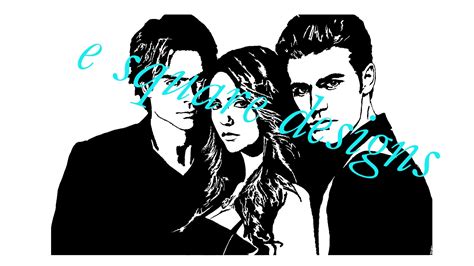 The Vampire Diaries SVG Vector File Etsy