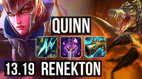 QUINN Vs RENEKTON TOP Rank 1 Quinn 6 Solo Kills Legendary BR