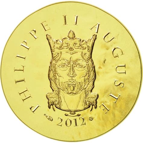 France Euro Gold Coin Years Of French History Philip Ii