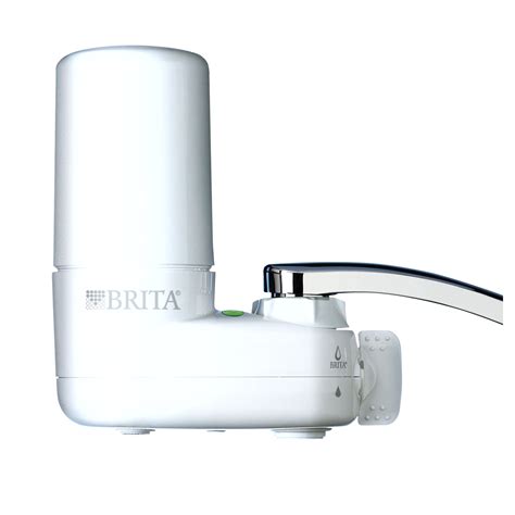 Brita Basic Tap Water Faucet Filtration System White