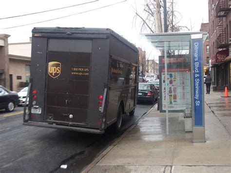 Ups Truck Parked At The Mta Bus Stop Strannik45 Flickr