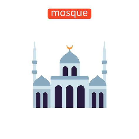 Icono De Construcci N De Minarete Vector Premium