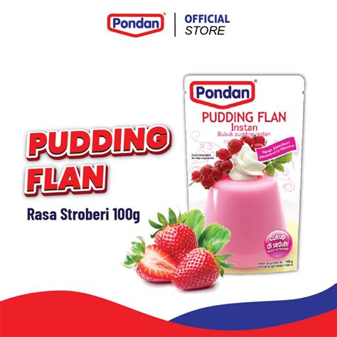 Jual Pondan Pudding Flan Pouch 100g Shopee Indonesia