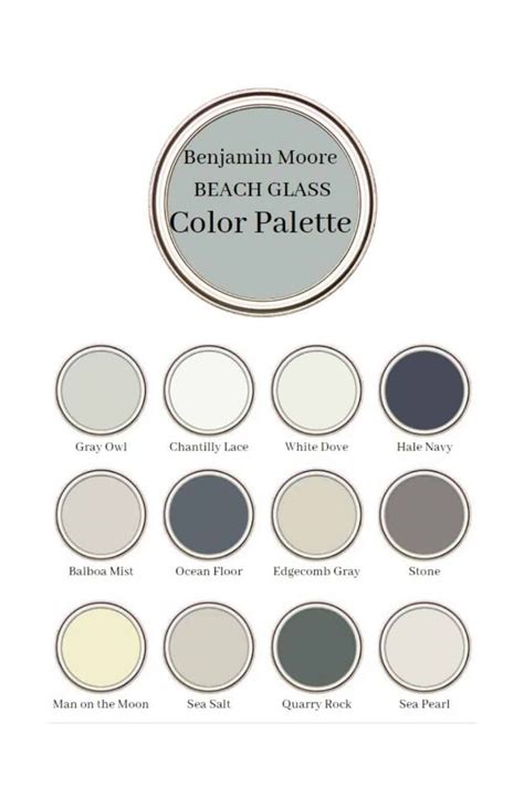 The Color Palette For Behriann Moore Beach Glass