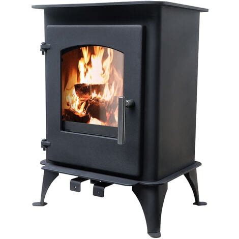 Kw Multifuel Stove Log Burner Woodburning Fireplace Defra Approved Eco