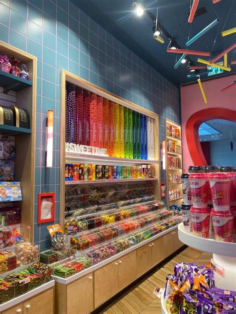 Candy shop colorful rainbow | Candy room, Shop layout, Aesthetic shop