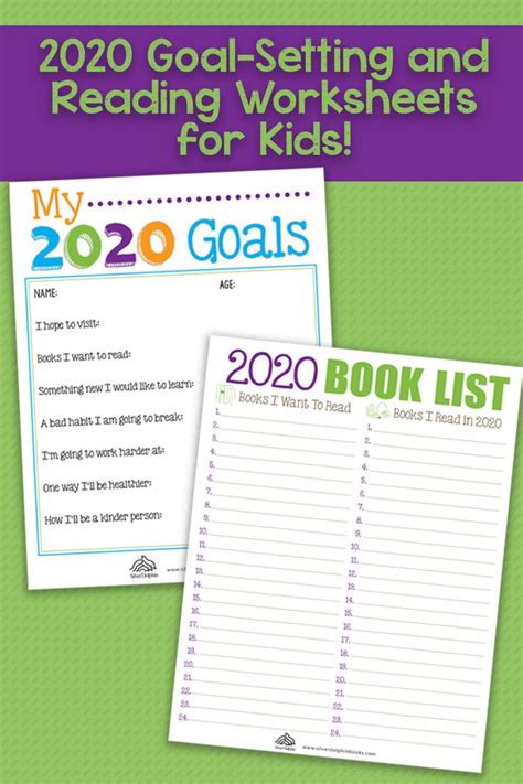 Goal Setting And Reading Worksheets For Kids Reading Worksheets