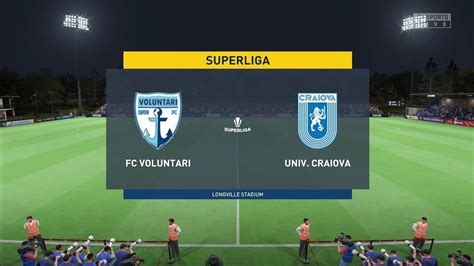 FIFA 23 FC Voluntari Vs Universitatea Craiova Superliga Gameplay