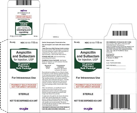 Ampicillin And Sulbactam Injection Fda Prescribing Information Side