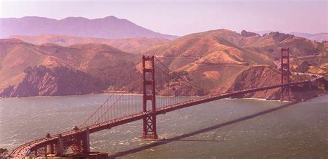 Golden Gate Bridge Aerial Dimensions SF Photograph By David Perea