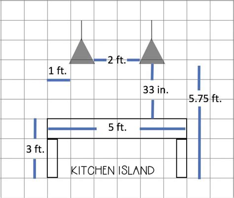 Demystifying Kitchen Island Pendant Light Size And Height Artofit