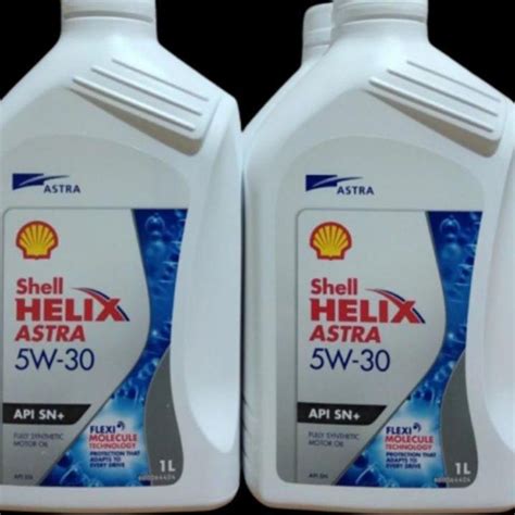 Jual Baru Aman Oli Shell Helix Astra 5w 30 Api SN Ukuran 1 LITER