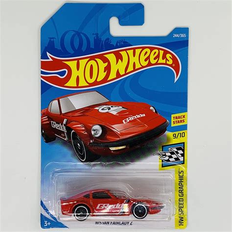 Buy Hot Wheels SPEED GRAPHICS RED NISSAN FAIRLADY Z TH ANNIVERSARY CARD Online