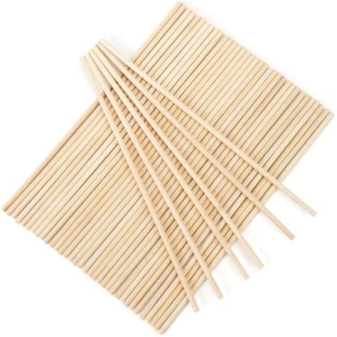 Amazon Ruwado Pcs Inch Wooden Dowel Rods Natural Unfinished