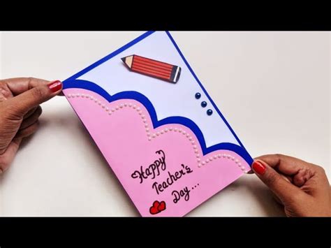 Very Easyhow To Make Teacher Day Greeting Card 2021 Diy Handmade