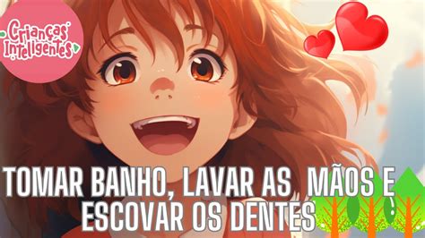 Lavar As M Os Tomar Banho E Escovar Os Dentes Mix Crian As