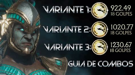 Guia De Combos De Kotal Khan Variantes Competitivas Mortal Kombat