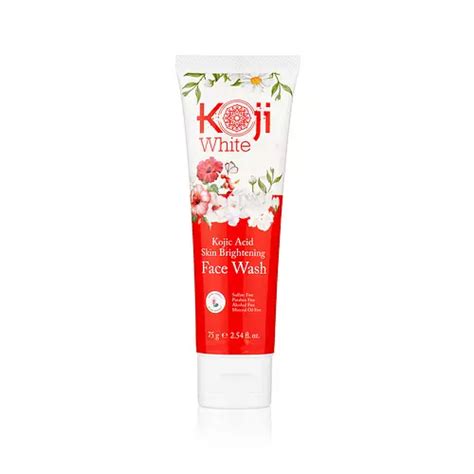 Koji White Kojic Acid Skin Brightening Face Wash Ingredients