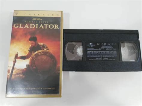 Gladiator Vhs Film Tape Collector Edition Espagnole Russell Crowe Eur