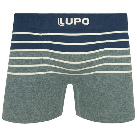 Cueca Adulto Microfibra Boxer Listras Lupo Le Lingerie