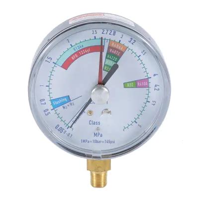 Refrigerant Pressure Gauges for Freon/CO2 R22/R32/R134A/R410A/R290/R744 - China Pressure Gauge ...