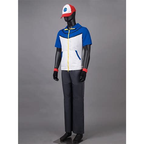 Pokemon Pocket Monster Ash Ketchum Cosplay Costume Mp003417 Cosfun