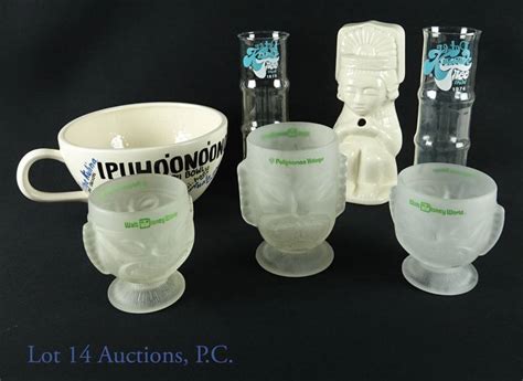 Vintage Tiki Mugs And Glassware Auction