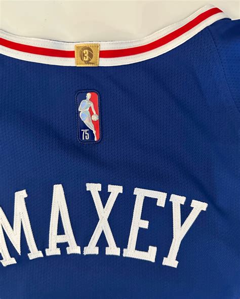 Tyrese Maxey Signed 76ers Authentic Jersey - The Autograph Source