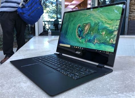 Acer Swift Hands On With The World S Thinnest Laptop Laptop Mag