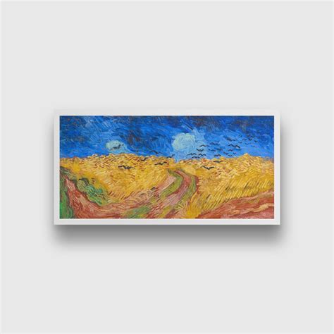 Wheatfield with Crows (1890) famous landscape painting | MeriDeewar