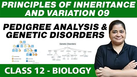 Principles Of Inheritance And Variation 09 Pedigree Analysis And Genetic