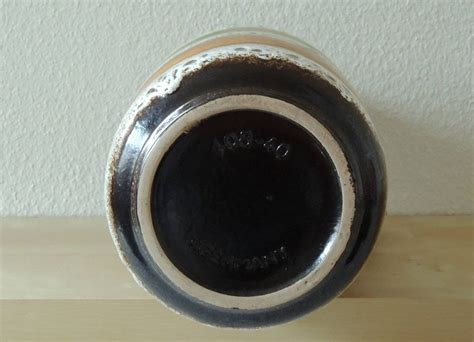 Vase de sol vintage céramique Scheurich 408 40 années 70 Kaufen auf