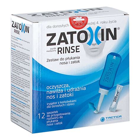 Zatoxin Rinse Zestaw Do P Ukania Nosa I Zatok