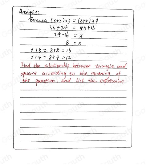 Solved An Equilateral Triangle And A Square Have The Same Perimeter The Equilateral Triangle