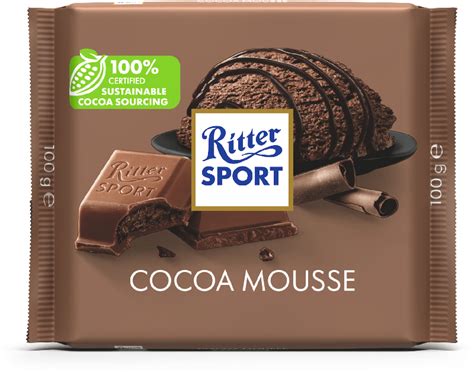 Čokolada RITTER SPORT cocoa mousse 100g Cenoteka