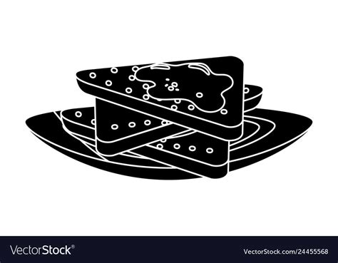 Delicious Tasty Food Cartoon Royalty Free Vector Image