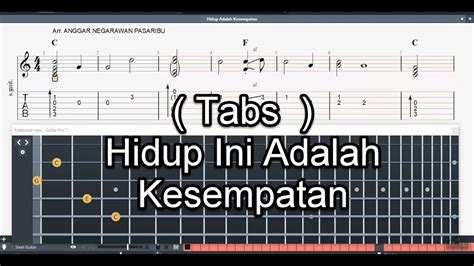 Chord Ukulele Lagu Hidup Ini Adalah Kesempatan Delinews Tapanuli